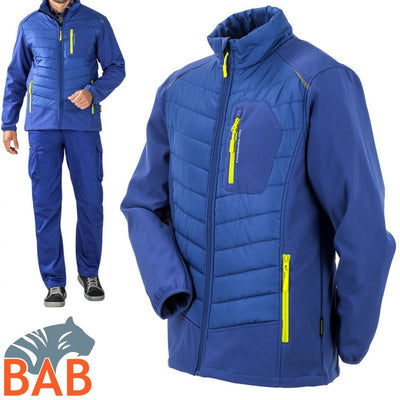 Planam Stretchline 6683  WINTERJACKE-kornblau -unisex