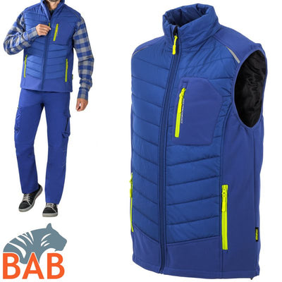 Planam Stretchline 6693  Winterweste-kornblau -unisex