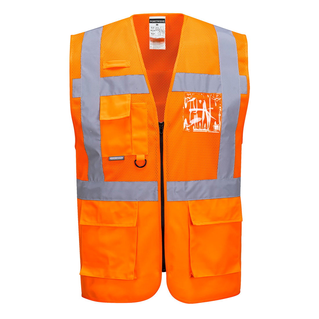 PW-C496 Warnschutz MeshAir Weste orange