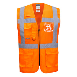PW-C496 Warnschutz MeshAir Weste orange