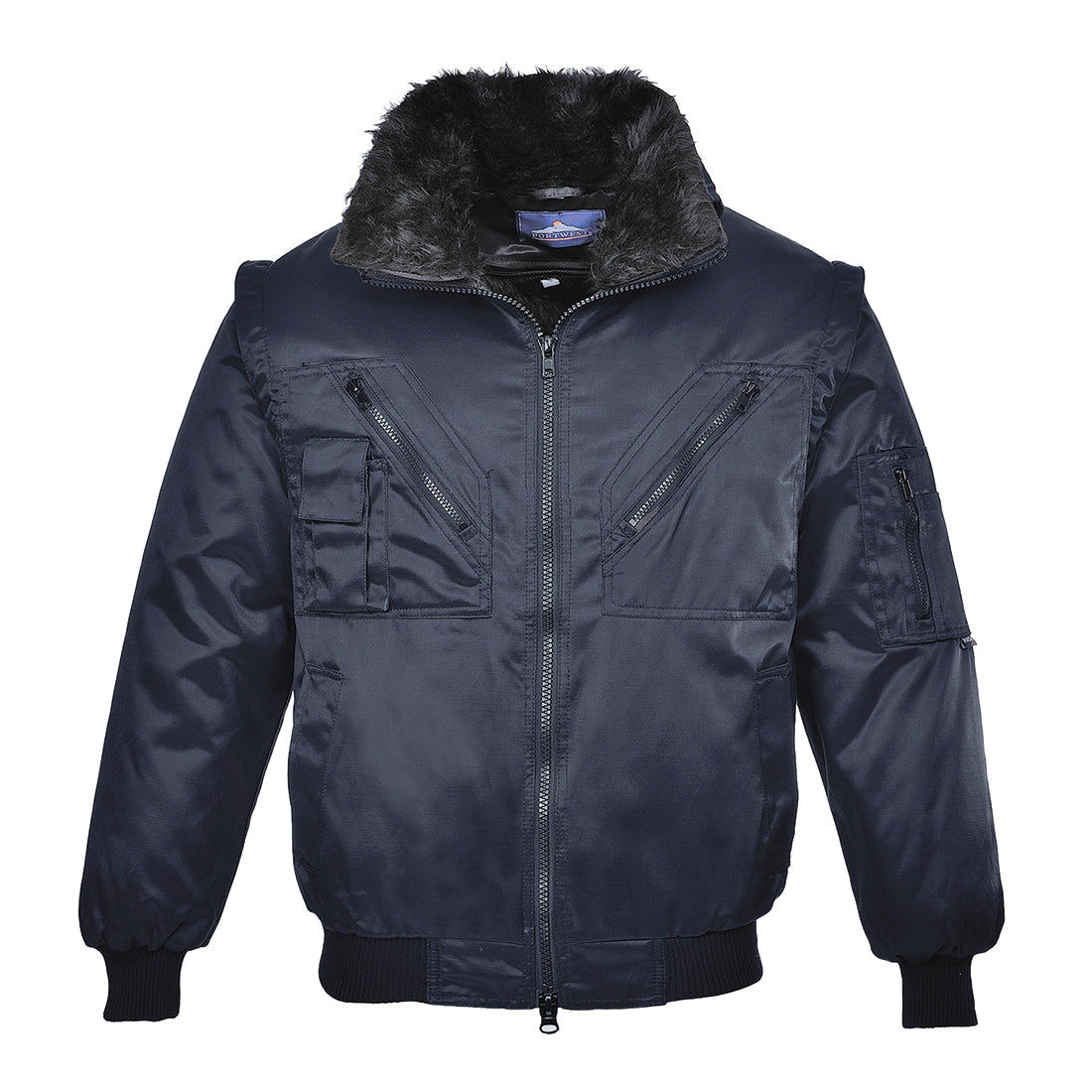 PW-PJ10 Pilotenjacke 4 in 1, marine